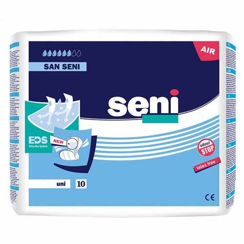 San Seni Uni / Сан Сени Юни - анатомические подгузники для взрослых, 10 шт.