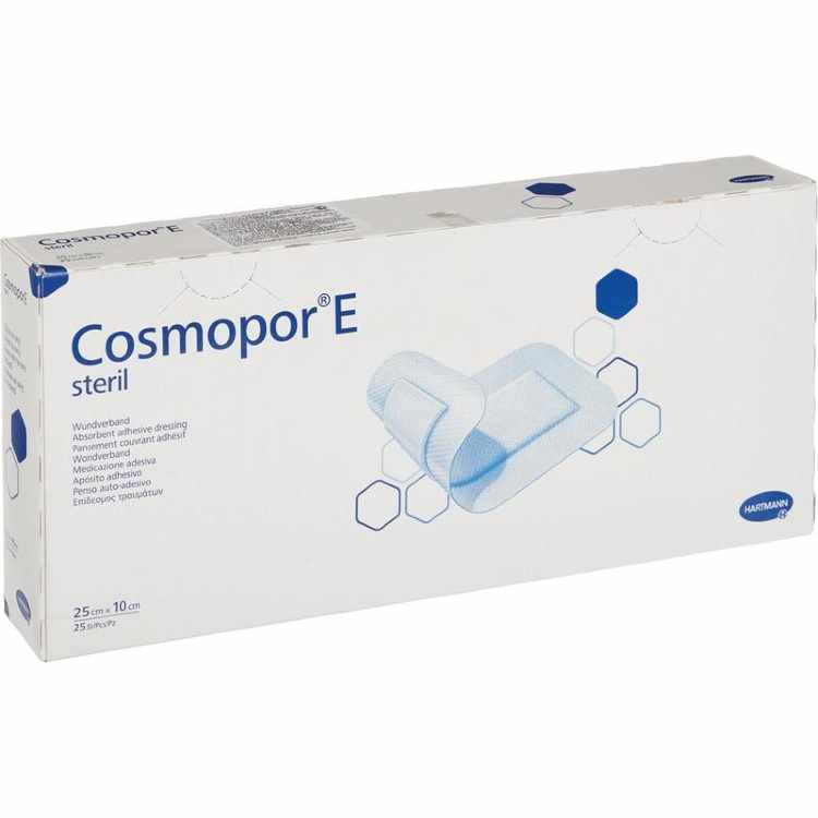 Пластырь-повязка Cosmopor E послеоперационная стерильная 25х10 см (25 штук в упаковке)