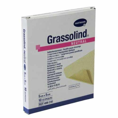 Гразолинд / Grassolind - сетчатая покрывающая повязка, 5x5 см