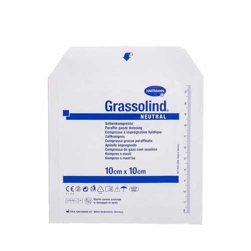 Гразолинд / Grassolind - сетчатая покрывающая повязка, 10x10 см