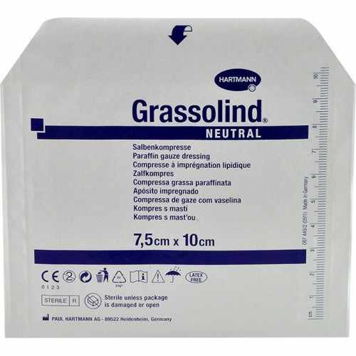 Гразолинд / Grassolind - сетчатая покрывающая повязка, 7,5x10 см