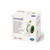 Omnisilk / Омнисилк - пластырь из искусственного шелка, без еврохолдера, 2,5 см x 9,2 м