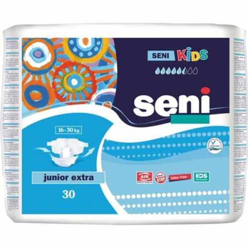 Seni Kids Junior Extra / Сени Кидс Джуниор Экстра - подгузники для детей с ограниченными возможностями, 30 шт.