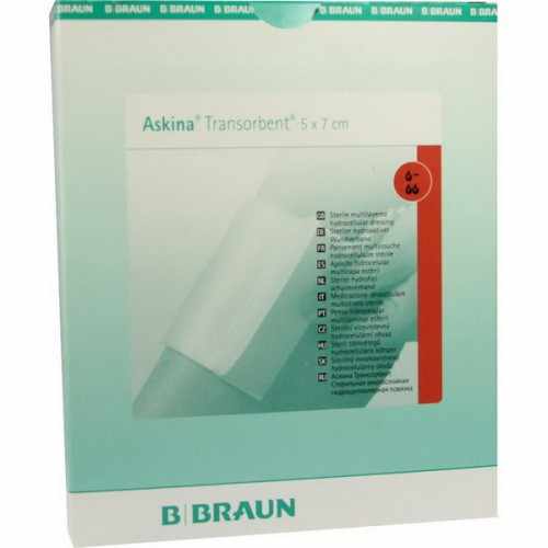 Askina Transorbent / Аскина Трансорбент - стерильная многослойная полупроницаемая повязка, 5 х 7 см