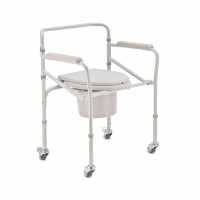 Кресло-коляска для инвалидов H 005B с санитарным оснащением