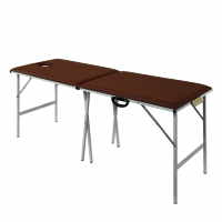 Металлический раскладной массажный стол гелиокс м185 185х62см