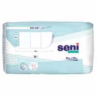 Seni Soft / Сени Софт - одноразовые впитывающие пелёнки с крылышками, размер 90х170 см, 30 шт.