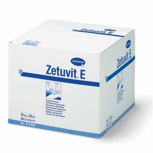 Цетувит Е / Zetuvit Е - стерильная комбинированная сорбционная повязка, 10х10см