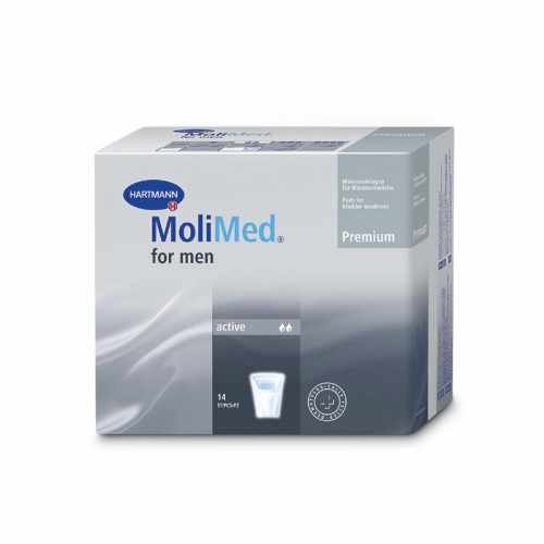 MoliMed Premium for men Active / МолиМед Премиум Актив - урологические прокладки для мужчин, 14 шт.