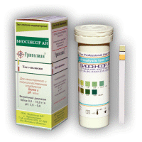Тест на глюкозу и белок в моче Уриполиан-2C, 50 шт.