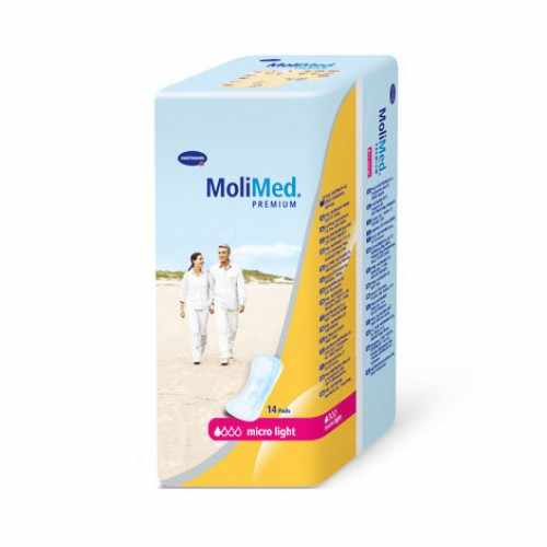 MoliMed Premium Micro Light / МолиМед Премиум Микро Лайт - урологические прокладки женские, 14 шт.