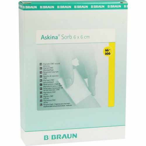 Askina Sorb / Аскина Сорб - стерильная альгинатная губчатая повязка, 6 х 6 см