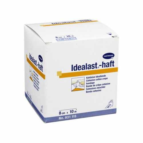 Idealast-haft / Идеаласт-хафт - самофиксирующийся среднерастяжимый бинт, цвет белый, 8 см х 10 м