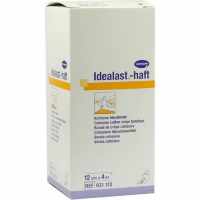 Idealast-haft / Идеаласт-хафт - самофиксирующийся среднерастяжимый бинт, цвет белый, 12 см х 4 м