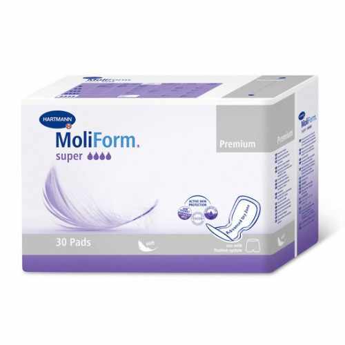 MoliForm Premium Super / МолиФорм Премиум Супер - урологические анатомические прокладки, 30 шт.