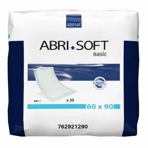 Abena Abri-Soft Premium Basic / Абена Абри-Софт Премиум Бейсик - впитывающие пеленки, размер 90x60 см, 30 шт.
