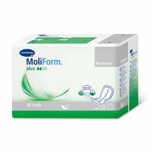 MoliForm Premium Plus / МолиФорм Премиум Плюс - урологические анатомические прокладки, 30 шт.