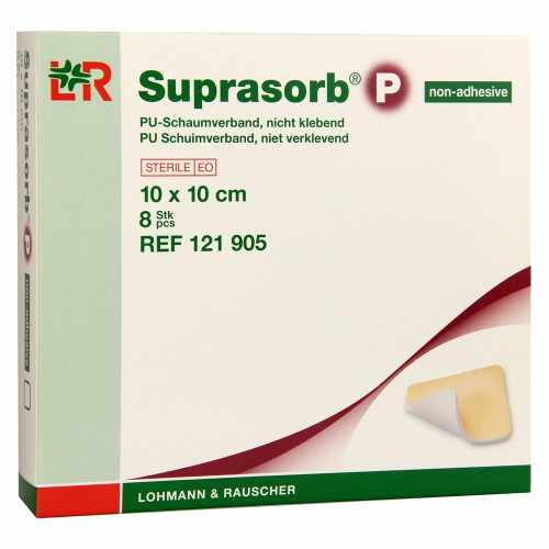 Супрасорб П / Suprasorb P - полиуретановая адгезивная губчатая повязка, 15x15 см