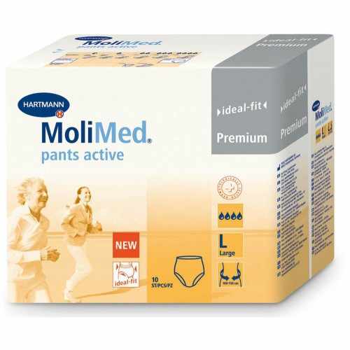 MoliMed Pants Active / МолиМед Пэнтс Актив - впитывающие трусы для женщин, размер L, 10 шт.