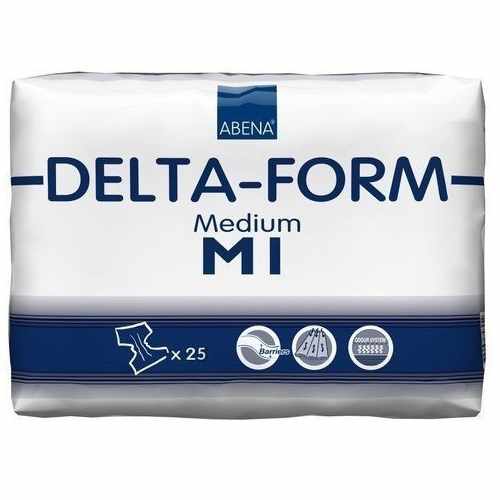 Абена Дельта-Форм / Abena Delta-Form - подгузники для взрослых M1, 25 шт.