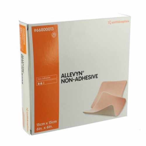 Аллевин Неадгезив / Allevyn non adhesive - губчатая неадгезивная повязка, 15 см x 15 см