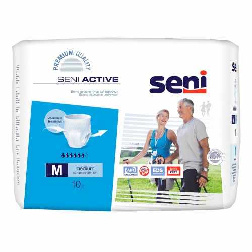 Seni Active / Сени Актив - впитывающие трусы для взрослых, размер M, 10 шт.