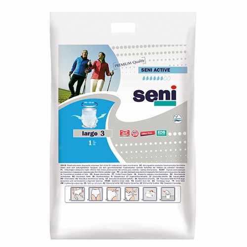 Seni Active / Сени Актив - впитывающие трусы для взрослых, размер L, 1 шт.