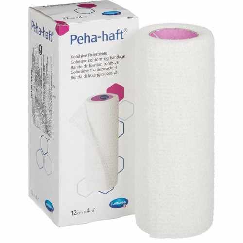 Пеха-Хафт / Peha-Haft - самофиксирующийся бинт, 12 см x 4 м, белый