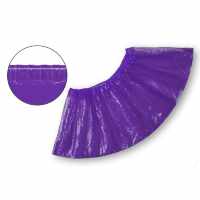 Бахилы одноразовые полиэтиленовые текстурированные 2.8 г фиолетовые (50 пар в упаковке)