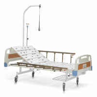 Двухсекционная кровать rs-112а с винтовой регулировкой положения изголовья