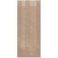 Бумажный крафт пакет 22x8x1 см (коричневый)