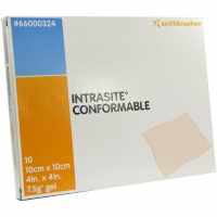 Интрасайт Конфомебл / Intrasite Conformable - моделируемая гидрогелевая повязка, 10 см x 10 см, №10