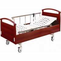 Кровать электрическая с деревянными спинками медицинофф fa-4